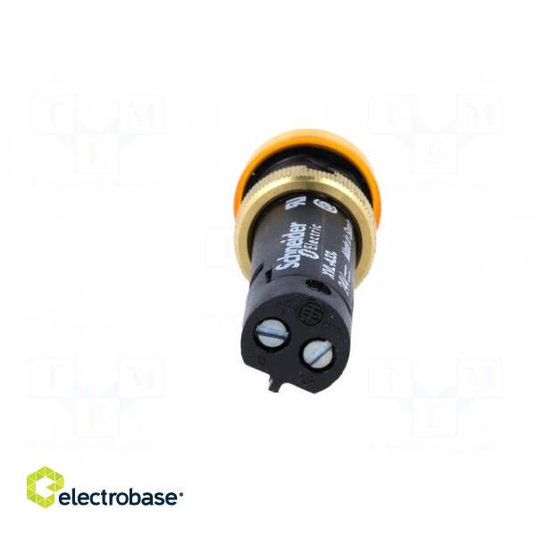 Indicator: LED | flat | 24VDC | Cutout: Ø12mm | IP40 | screw terminals фото 5