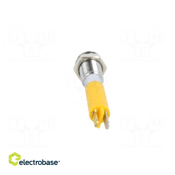 Indicator: LED | superflat | yellow | 24VDC | Ø6mm | IP40 | metal,plastic image 5