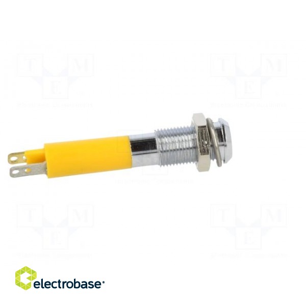 Indicator: LED | superflat | yellow | 24VDC | Ø6mm | IP40 | metal,plastic image 7