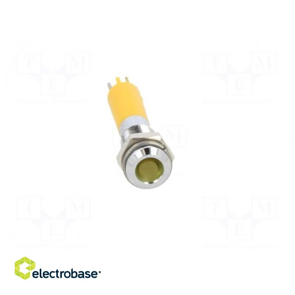 Indicator: LED | superflat | yellow | 24VDC | Ø6mm | IP40 | metal,plastic image 9