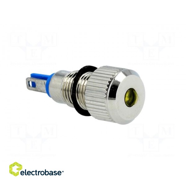 Indicator: LED | flat | 24VDC | Cutout: Ø8mm | IP67 | for soldering image 8