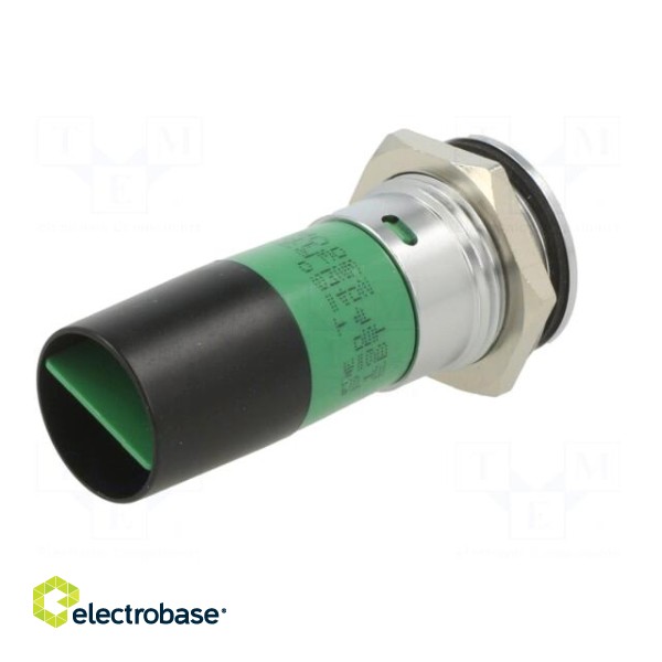 Indicator: LED | green | 230VAC | Ø22mm | 100mcd image 6