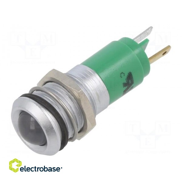 Indicator: LED | green | 24VDC | 24VAC | Ø14mm image 1