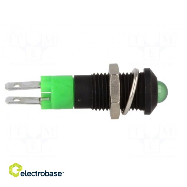 Indicator: LED | prominent | 12÷14VDC | Cutout: Ø8.2mm | IP40 | metal image 7