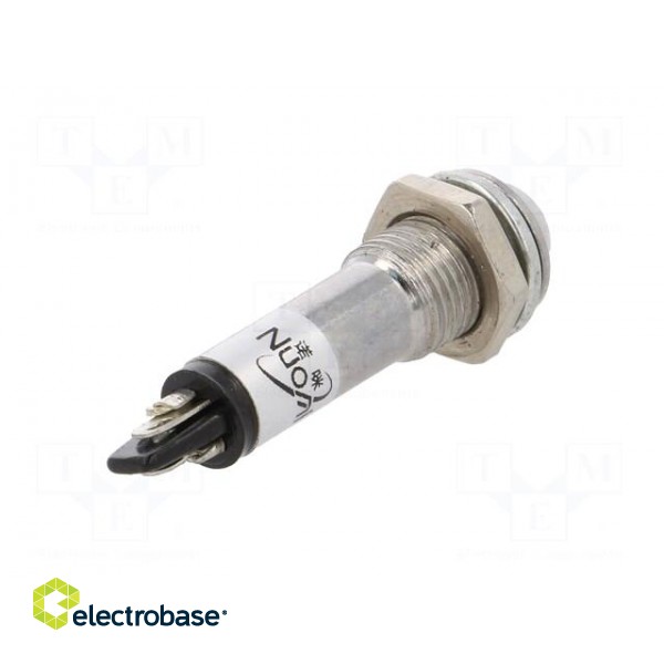 Indicator: LED | prominent | 24VDC | Cutout: Ø8.2mm | IP40 | metal paveikslėlis 6