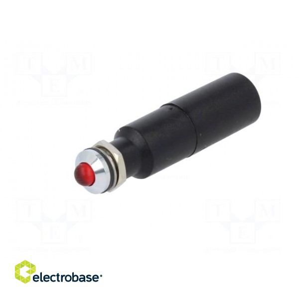 Indicator: LED | prominent | 230VAC | Cutout: Ø8mm | IP67 | plastic image 2