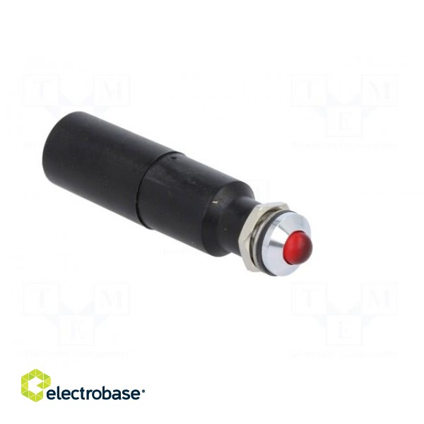 Indicator: LED | prominent | 230VAC | Cutout: Ø8mm | IP67 | plastic image 8