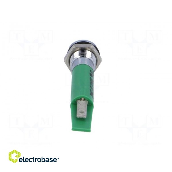 Indicator: LED | prominent | green | 230VAC | Ø8mm | IP67 | plastic image 5
