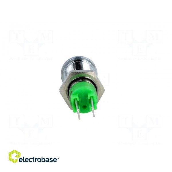 Indicator: LED | prominent | 24÷28VDC | Cutout: Ø8.2mm | IP40 | metal image 5