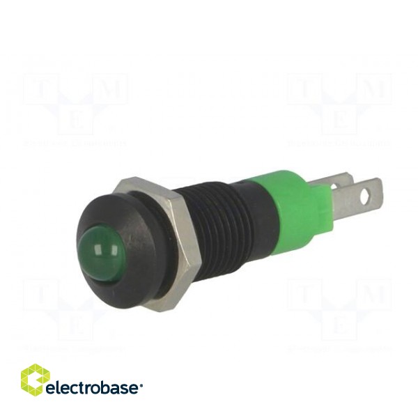 Indicator: LED | prominent | 24÷28VDC | Cutout: Ø8.2mm | IP40 | metal image 2