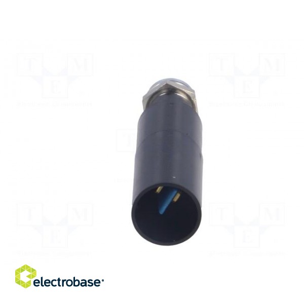 Indicator: LED | prominent | blue | 230VAC | Ø8.2mm | IP67 | metal paveikslėlis 5