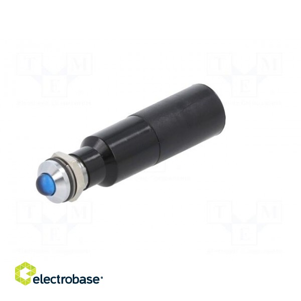 Indicator: LED | prominent | blue | 230VAC | Ø8mm | IP67 | metal,plastic image 2