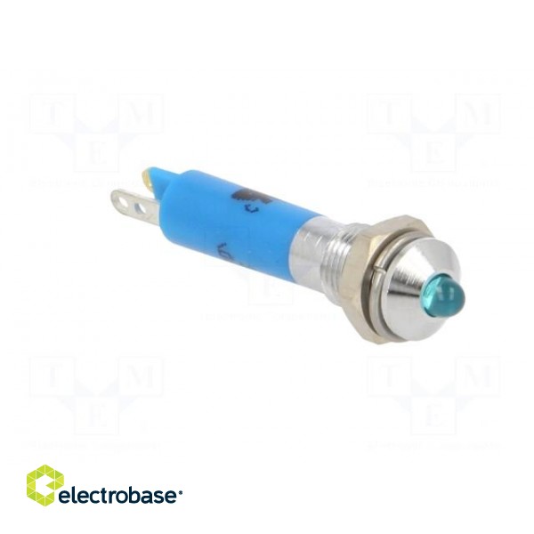 Indicator: LED | prominent | blue | 24VDC | Ø6mm | IP40 | metal,plastic image 8