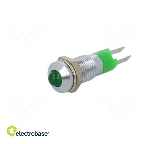 Indicator: LED | prominent | 12÷14VDC | Cutout: Ø8.2mm | IP40 | metal image 2