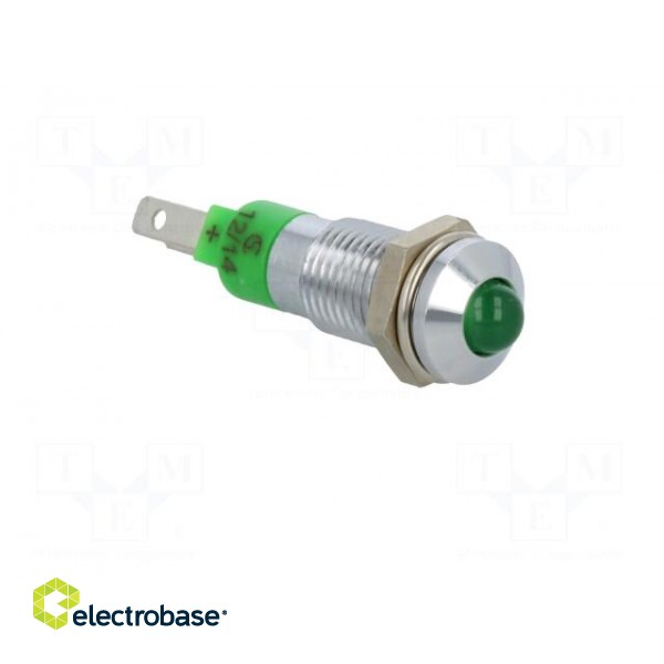 Indicator: LED | prominent | 12÷14VDC | Cutout: Ø8.2mm | IP40 | metal image 8