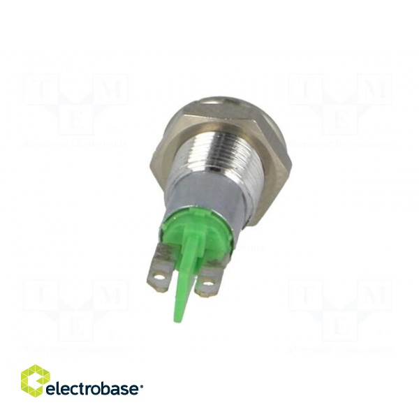 Indicator: LED | prominent | 24÷28VDC | Cutout: Ø6.2mm | IP40 | metal image 5