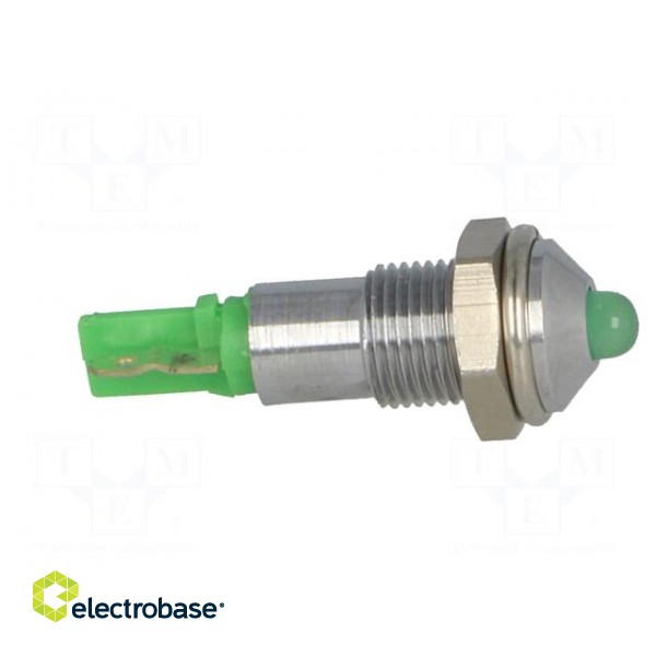 Indicator: LED | prominent | 24÷28VDC | Cutout: Ø6.2mm | IP40 | metal image 7