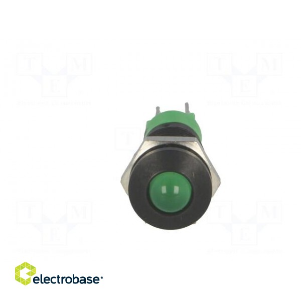 Indicator: LED | prominent | 24÷28VDC | Cutout: Ø8.2mm | IP40 | metal image 9