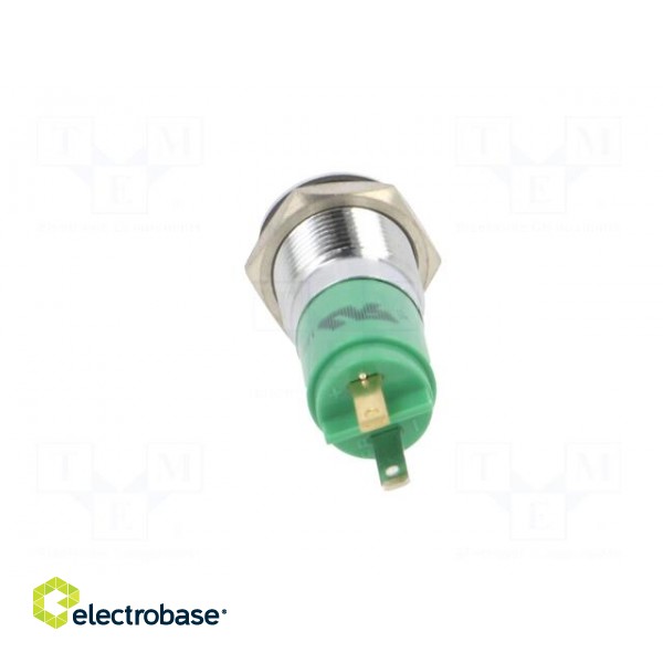 Indicator: LED | prominent | green | 24VDC | Ø14mm | metal,plastic image 5