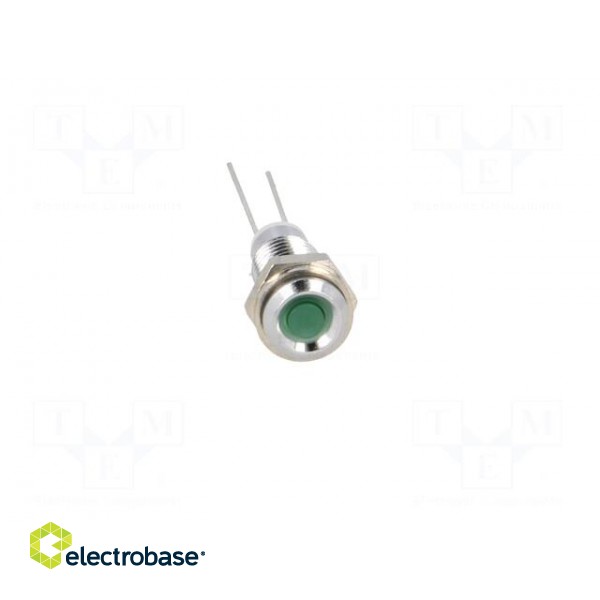 Indicator: LED | prominent | Cutout: Ø6mm | for PCB | brass | ØLED: 3mm image 9