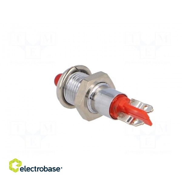 Indicator: LED | prominent | 12÷14VDC | Cutout: Ø6.2mm | IP40 | metal image 4