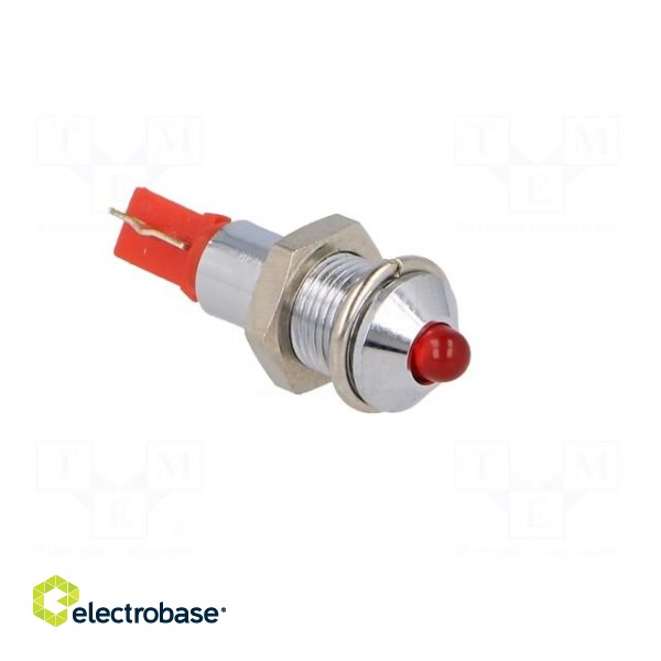 Indicator: LED | prominent | 12÷14VDC | Cutout: Ø6.2mm | IP40 | metal image 8