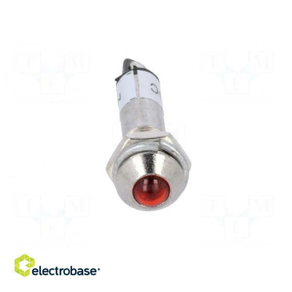 Indicator: LED | prominent | 12VDC | Cutout: Ø8.2mm | IP40 | metal image 9