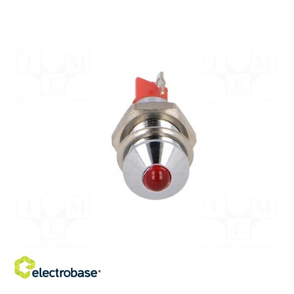 Indicator: LED | prominent | 24÷28VDC | Cutout: Ø6.2mm | IP40 | metal фото 9