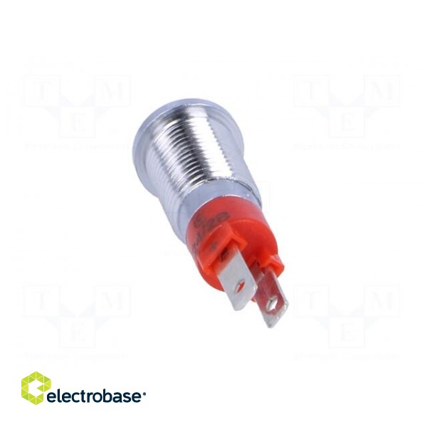 Indicator: LED | prominent | 24÷28VDC | Cutout: Ø8.2mm | IP40 | metal image 5