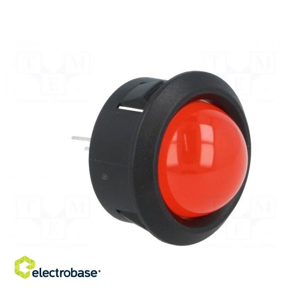 Indicator: LED | prominent | Cutout: Ø25.65mm | for PCB | plastic image 8