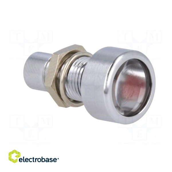 Indicator: LED | prominent | Cutout: Ø8.2mm | IP67 | brass image 8