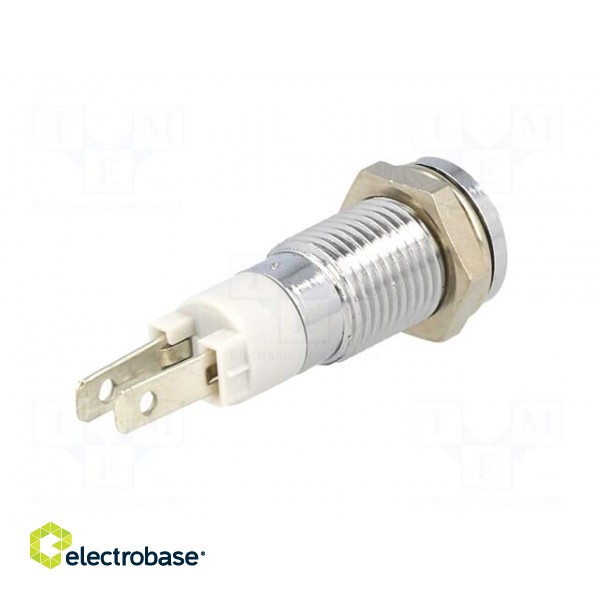 Indicator: LED | prominent | 24÷28VDC | Cutout: Ø8.2mm | IP40 | metal image 6