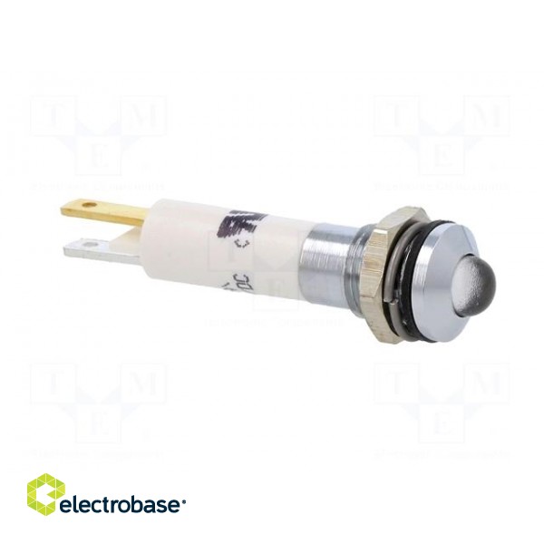 Indicator: LED | prominent | white | 24VDC | 24VAC | Ø8mm | IP67 | ØLED: 5mm image 8