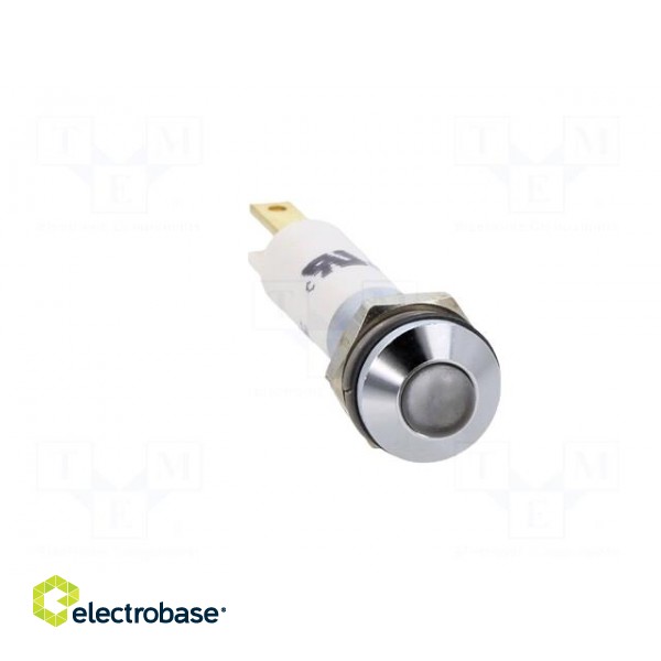 Indicator: LED | prominent | white | 24VDC | 24VAC | Ø8mm | IP67 | ØLED: 5mm paveikslėlis 9