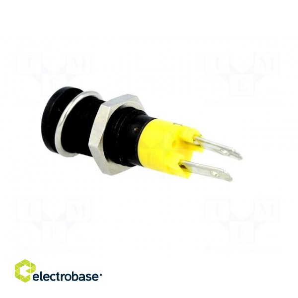 Indicator: LED | prominent | 12÷14VDC | Cutout: Ø8.2mm | IP40 | metal фото 4