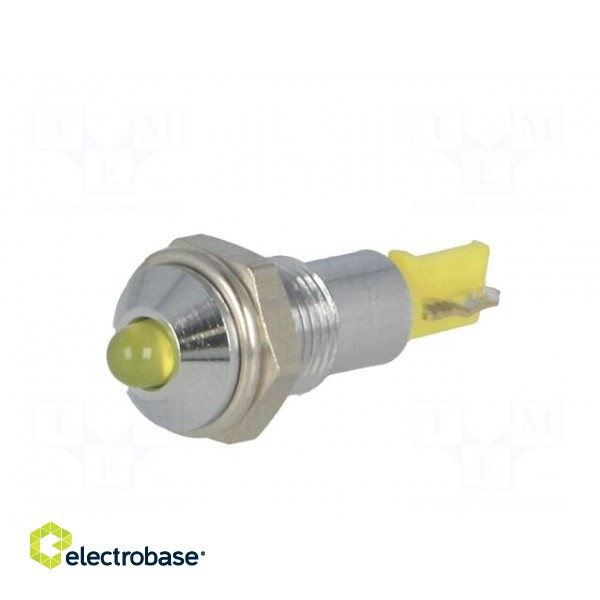 Indicator: LED | prominent | 24÷28VDC | Cutout: Ø6.2mm | IP40 | metal фото 2