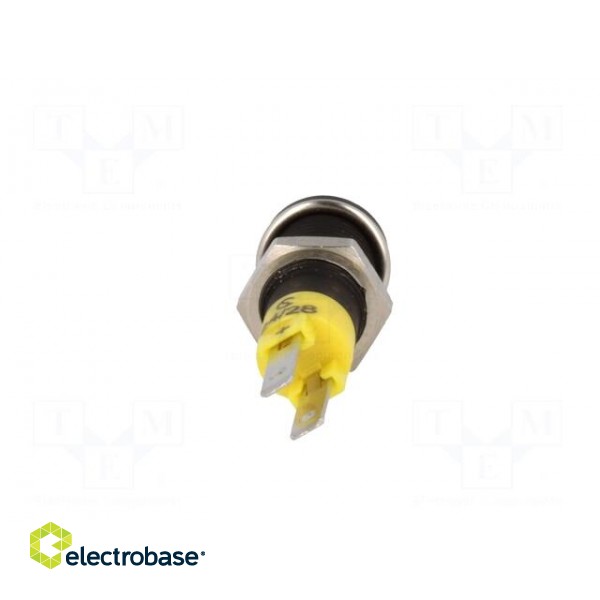 Indicator: LED | prominent | 24÷28VDC | Cutout: Ø8.2mm | IP40 | metal image 5