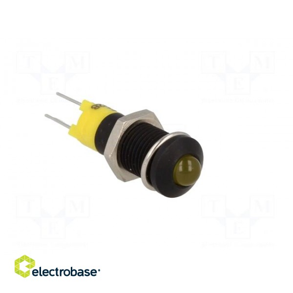 Indicator: LED | prominent | 24÷28VDC | Cutout: Ø8.2mm | IP40 | metal image 8