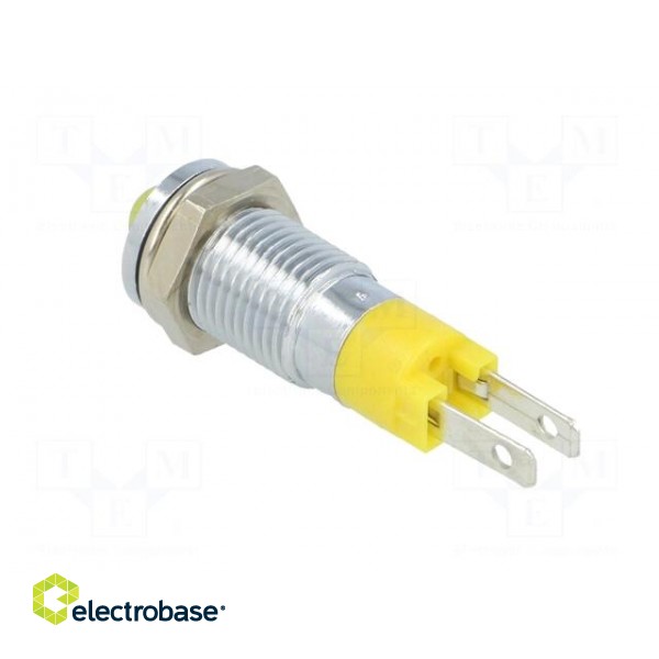 Indicator: LED | prominent | 24÷28VDC | Cutout: Ø8.2mm | IP40 | metal image 4