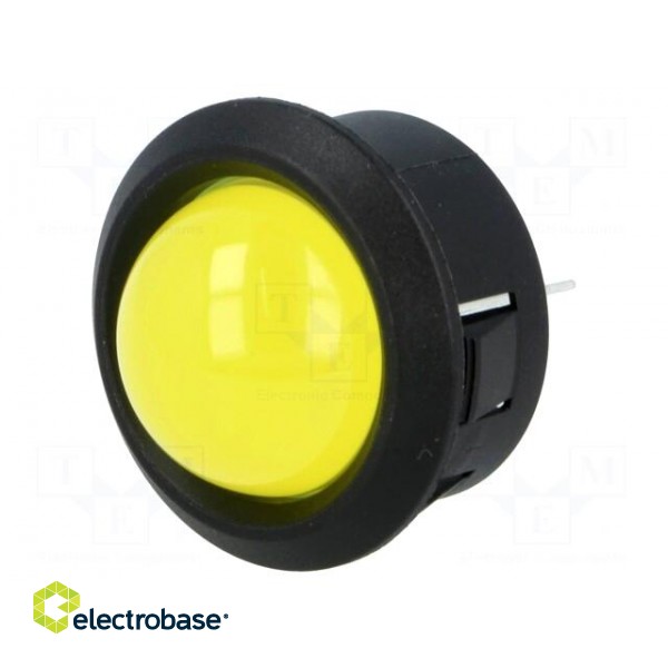Indicator: LED | prominent | Cutout: Ø25.65mm | for PCB | plastic image 1
