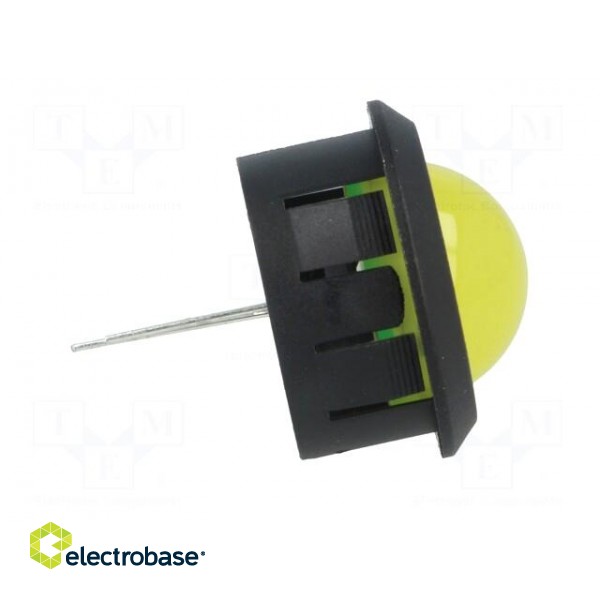 Indicator: LED | prominent | Cutout: Ø25.65mm | for PCB | plastic image 7
