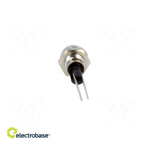 Indicator: LED | prominent | Cutout: Ø6mm | for PCB | brass | ØLED: 3mm paveikslėlis 5