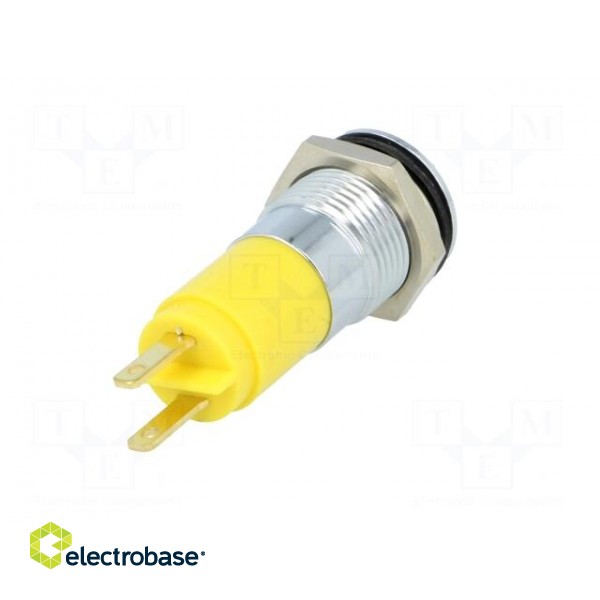 Indicator: LED | recessed | 12÷14VDC | 12÷14VAC | Cutout: Ø14.2mm | IP67 фото 6