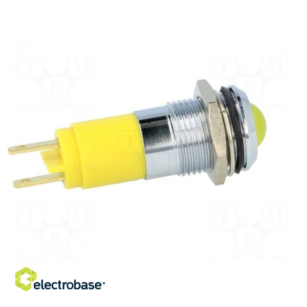 Indicator: LED | recessed | 12÷14VDC | 12÷14VAC | Cutout: Ø14.2mm | IP67 фото 7