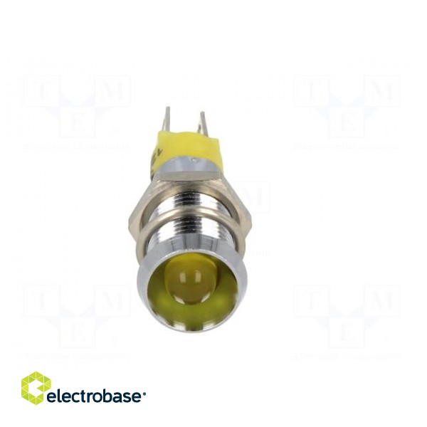 Indicator: LED | recessed | 12÷14VDC | Cutout: Ø8.2mm | IP67 | metal image 9