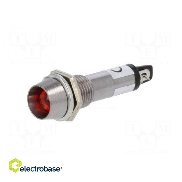 Indicator: LED | recessed | 12VDC | Cutout: Ø8.2mm | IP40 | metal image 2