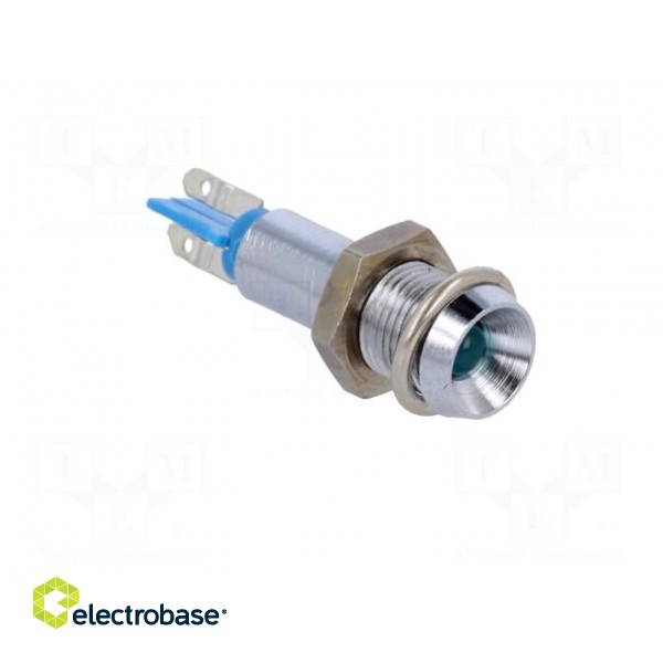 Indicator: LED | recessed | blue | 24÷28VAC | Ø6.2mm | for soldering фото 8
