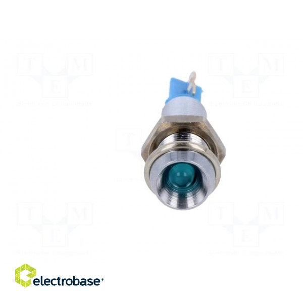 Indicator: LED | recessed | blue | 24÷28VAC | Ø6.2mm | for soldering фото 9