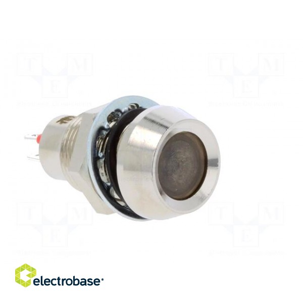 Indicator: LED | recessed | 28VDC | Cutout: Ø12.7mm | IP67 | brass paveikslėlis 8