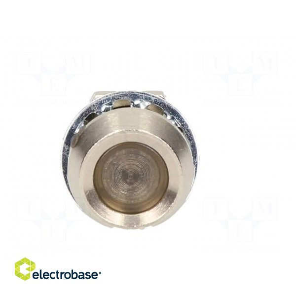 Indicator: LED | recessed | 28VDC | Cutout: Ø12.7mm | IP67 | brass фото 9